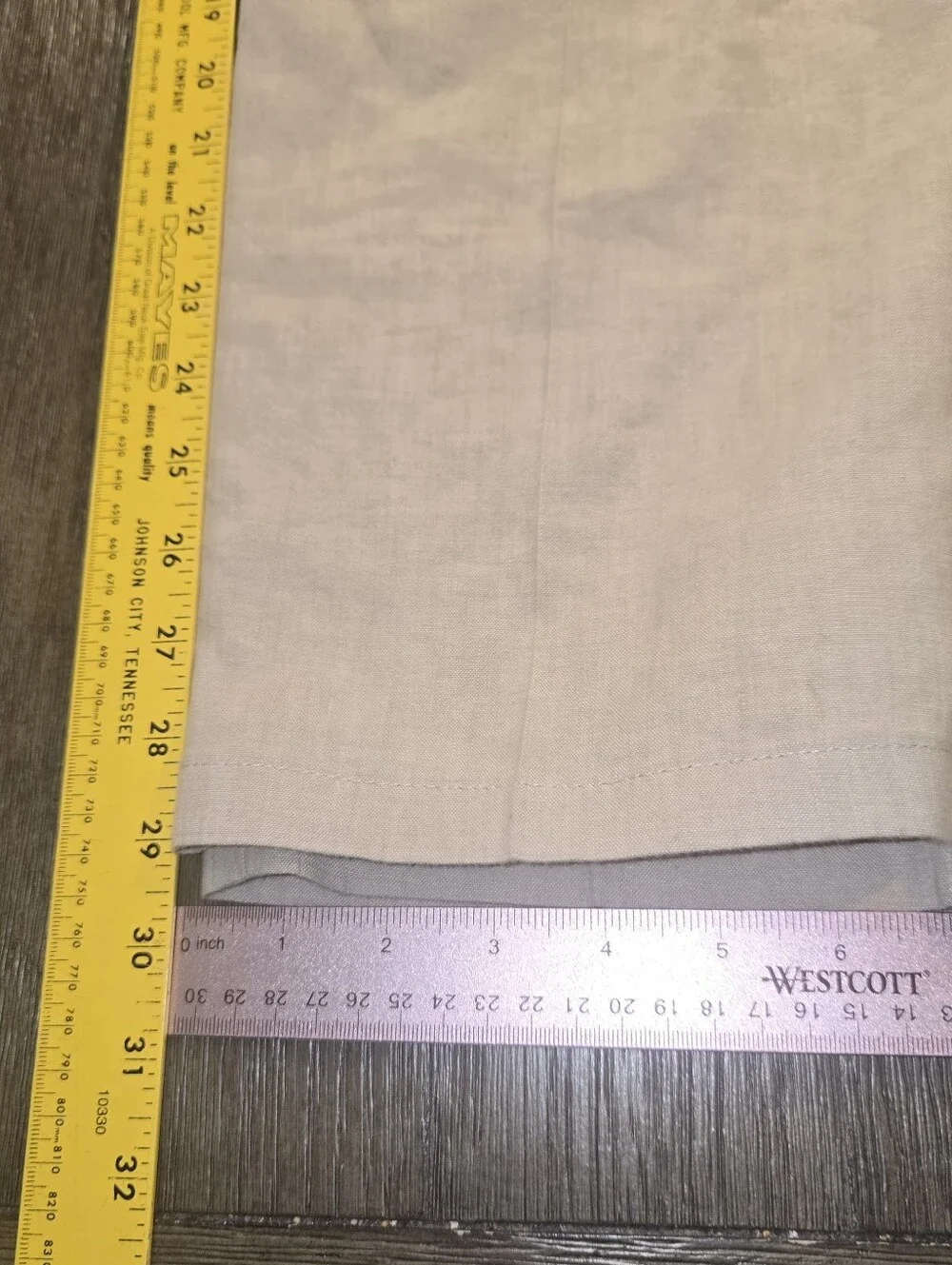Joseph Abound Sz. 34x30 Mens Tan Linnen Pants